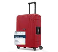 REDOLZ Essentials 15 articles de base, Rouge classique., Koffer M (65 cm), Valise rigide avec roulettes pivotantes