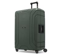 REDOLZ Essentials 15 articles de base, Vert olive foncé, Koffer L (75 cm), Valise rigide avec roulettes pivotantes