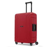REDOLZ Essentials 15 articles de base, Rouge classique., Koffer M (65 cm), Valise rigide avec roulettes pivotantes