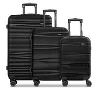 Redolz Essentials 16 3-SET 4 roues Set de valises 3 pièces noir
