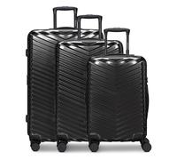 Redolz Essentials 18 2.0 4 roues Set de valises 3 pièces avec soufflet d'extension noir