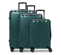 Redolz Essentials 18 2.0 4 roues Set de valises 3 pièces avec soufflet d'extension vert