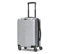 Redolz Essentials 18 2.0 4 roues Valise cabine S 55 cm avec soufflet d'extension couleur argent