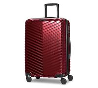 Redolz Essentials 18 4 roues Valise cabine 66 cm avec soufflet d'extension rouge
