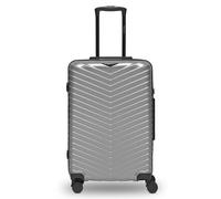 Redolz Essentials 18 4 roulettes Trolley 66 cm avec soufflet d'extension couleur argent