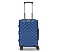 Redolz Essentials 18 4 roulettes Trolley de cabine 55 cm avec soufflet d'extension bleu