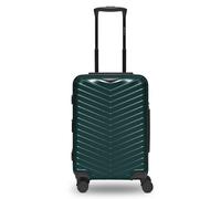 REDOLZ Valise Essentials 18 Trolley Metallic-Green Shiny Vert foncé