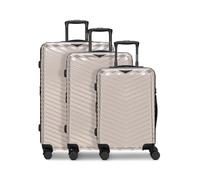 Redolz Essentials 18 2.0 4 roues Set de valises 3 pièces avec soufflet d'extension beige