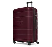 REDOLZ Grande Valise 76 cm Rigide Extensible polypropylène TSA Double roulettes Bagage de soute légère Essentials 11+