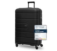 REDOLZ Grande Valise 76 cm Rigide polypropylène TSA Double roulettes Bagage de soute légère 3,75 kg Essentials 11