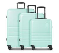 Redolz Pro ABS 4 roues Set de valises 3 pièces avec soufflet d'extension vert