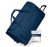 REDOLZ Sac de Voyage à roulettes L 71 cm | Trolley 81 L léger pour Homme & Femme | Duffle Essentials