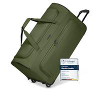 REDOLZ Sac de Voyage à roulettes L 71 cm | Trolley 81 L léger pour Homme & Femme | Duffle Essentials