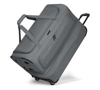 Redolz Sac de voyage Duffle Essentials à 2 roues, 70 cm de long, avec soufflet d'extension brun