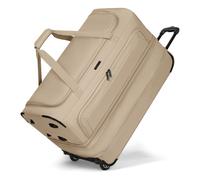 Redolz Sac de voyage Duffle Essentials à 2 roues, 70 cm de long, avec soufflet d'extension brun