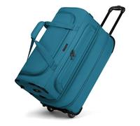 Redolz Sac de voyage Duffle Essentials à 2 roulettes 55 cm M avec soufflet d'extension bleu pétrole