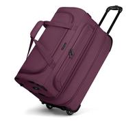 Redolz Sac de voyage Duffle Essentials à 2 roulettes 55 cm M avec soufflet d'extension rouge