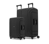 REDOLZ Set de 2 Valises Rigides | sans Fermeture Éclair | Lot de Bagages en Polypropylène | Fermeture 3 Points | 4 Roues Doubles & Serrure TSA | Essentials 15