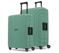 REDOLZ Set de 2 Valises Rigides | sans Fermeture Éclair | Lot de Bagages en Polypropylène | Fermeture 3 Points | 4 Roues Doubles & Serrure TSA | Essentials 15