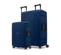 REDOLZ Set de 2 Valises Rigides | sans Fermeture Éclair | Lot de Bagages en Polypropylène | Fermeture 3 Points | 4 Roues Doubles & Serrure TSA | Essentials 15