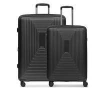 REDOLZ Set de valises rigides 2 pièces | Trolley M 46 x 30 x 66 cm - 3,7 kg + Trolley L 52 x 34 x 77 cm - 4,4 kg | Tous Les Bagages Extensibles de 5 cm | pour Femmes & Hommes (Essentials 14)