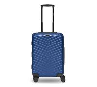 REDOLZ Valise bleu pour femme et homme - Essentials 18 Trolley S+ Metallic-Blue Shiny 317869