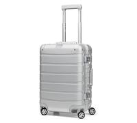 Redolz Valise cabine Pro Aluminium à 4 roues S Aluminium 55 cm couleur argent