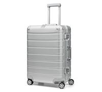 Redolz Valise cabine Pro Aluminium M en aluminium, 66 cm couleur argent