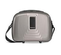 REDOLZ Valise Cabine Rigide Vanity de Voyage | Beauty-Case Solide avec Sangle d’Attache au Trolley | 34 x 17 x 27 cm en polypropylène léger (Essentials 14)
