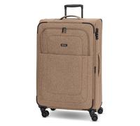 REDOLZ Valise d'enregistrement, taille L, 4 roulettes doubles, serrure TSA, extensible