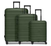 REDOLZ Valise Essentials 11 Trolley Set 3 pièces Olive