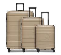 REDOLZ valise Essentials 11 Trolley Set 3-teilig Beige