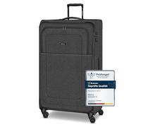 REDOLZ Valise Essentials 12 Trolley 4 Wheels Black Gris foncé