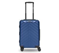 REDOLZ Valise Essentials 18 Trolley Metallic-Blue Shiny Bleu