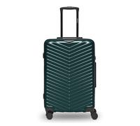 REDOLZ Valise Essentials 18 Trolley Metallic-Green Shiny Vert foncé