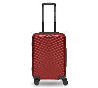 REDOLZ Valise Essentials 18 Trolley Metallic-Red Shiny Rouge