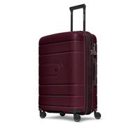 REDOLZ Valise Moyenne 66 cm Rigide Extensible polypropylène TSA Double roulettes Bagage de soute légère Essentials 11+