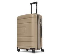 REDOLZ Valise Moyenne 66 cm Rigide Extensible polypropylène TSA Double roulettes Bagage de soute légère Essentials 11+