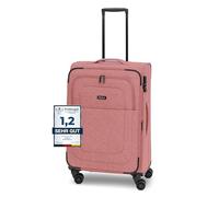REDOLZ Valise Moyenne M Extensible | Trolley de soute léger avec 4 Doubles Roues et Serrure TSA | 67 × 42 × 24 cm pour Femme et Homme - Essentials 12