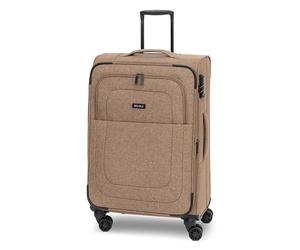 REDOLZ Valise Moyenne M Extensible | Trolley de soute léger avec 4 Doubles Roues et Serrure TSA | 67 × 42 × 24 cm pour Femme et Homme - Essentials 12