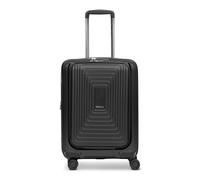 REDOLZ Valise noir pour femme et homme - Essentials 14 Trolley ( Exp. With Front Pocket ) S+ Black Metallic 317987