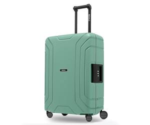 REDOLZ Valise Rigide Taille M | sans Fermeture Éclair | Bagage Soute 65x45x25 cm en Polypropylène | Fermeture 3 Points | 4 Roues & Serrure TSA | Essentials 15