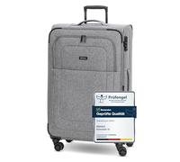 REDOLZ Valises Souples pour Femmes & Hommes | Trolley léger 77 cm avec 4 roulettes Doubles & Serrure TSA | avec Soufflet Extensible (Essentials 12)
