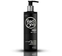 RedOne Aftershave Cream Cologne 400 ml Baume Lotion Men | Hydratant Visage Frais | (Argent)
