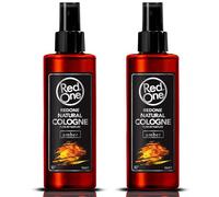 Redone Aftershave Natural Spray Barber Cologne Ambre 2 x 150 ml | Parfum longue durée | Produit de soin de qualité supérieure pour homme | Lot de 2