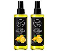 Redone Aftershave Natural Spray Barber Cologne Citron 2 x 150 ml | Parfum longue durée | Produit de soin de qualité supérieure pour homme | Lot de 2