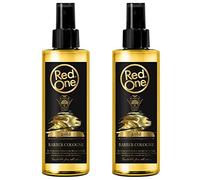Redone Aftershave Natural Spray Barber Cologne Gold 2 x 150 ml | Parfum longue durée | Produit de soin de qualité supérieure pour homme | Lot de 2