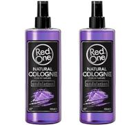 RedOne Après-rasage Natural Barber Spray Cologne - Undulation 2 x 400 ml | Parfum longue durée | Produit de soin de qualité supérieure | Lot de 2