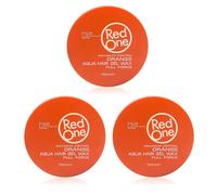 RedOne Aqua Gel Coiffant Cire Pleine Force Orange, (Pack De 3) 150ml