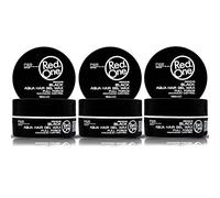 RedOne Aqua Hair Gel Wax Full Force Black Lot de 3 flacons de cire 150 ml + peigne de poche gratuit